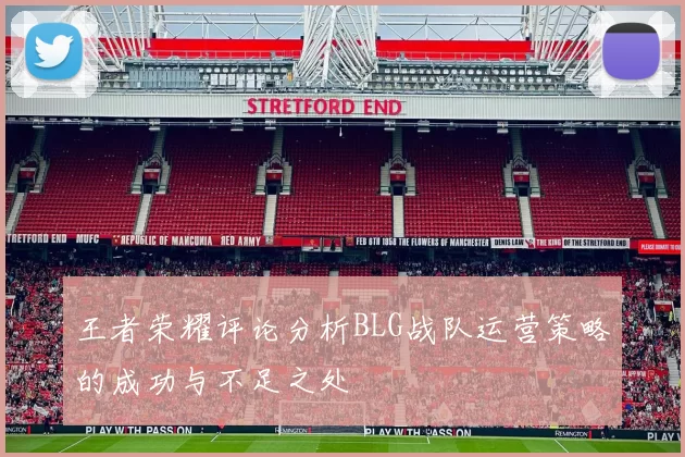 王者荣耀评论分析BLG战队运营策略的成功与不足之处