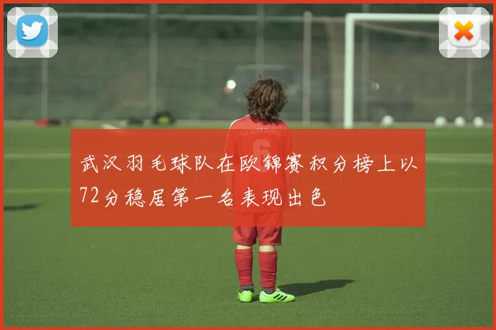 武汉羽毛球队在欧锦赛积分榜上以72分稳居第一名表现出色