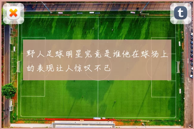 野人足球明星究竟是谁他在球场上的表现让人惊叹不已